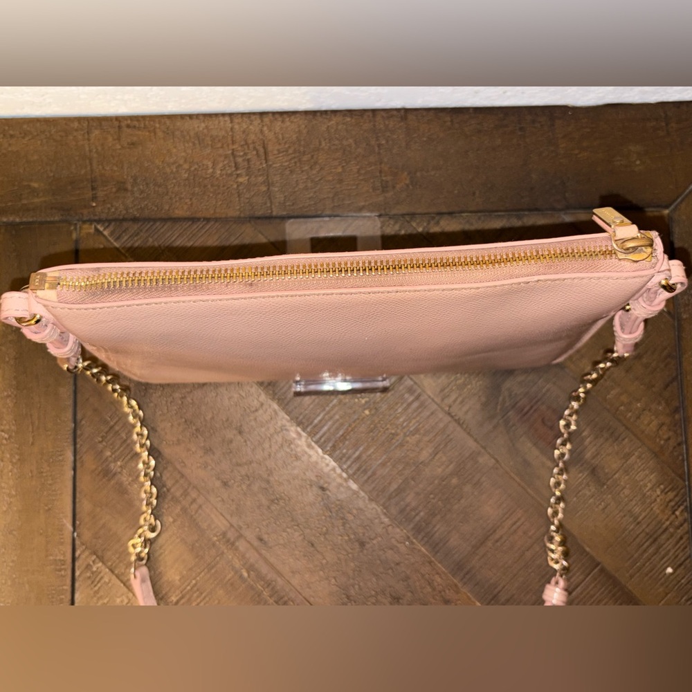 ✨ Burberry Light Pink Saffiano Leather Crossbody ✨ - Picture 7 of 9